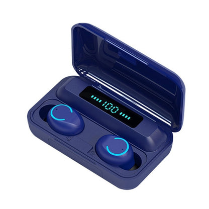 F9-9 TWS CVC8.0 Noise Cancelling Bluetooth Earphone with Charging Box, Support Touch Lighting Eff...