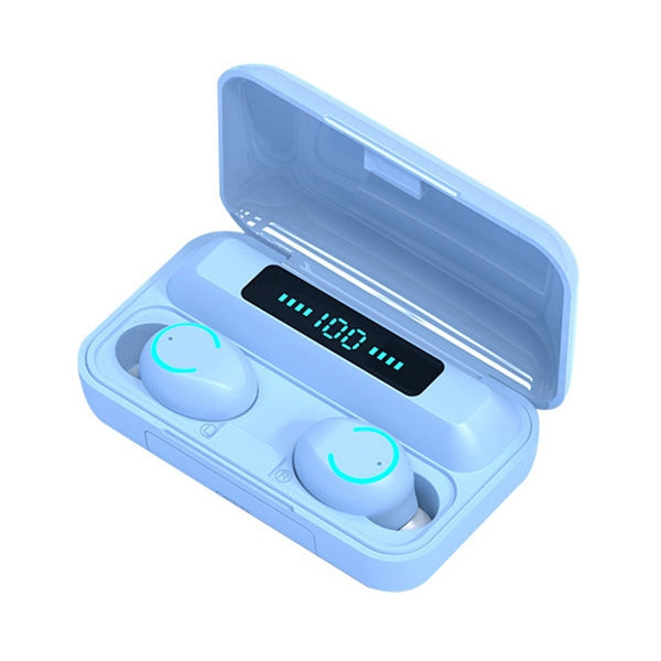 F9-9 TWS CVC8.0 Noise Cancelling Bluetooth Earphone with Charging Box, Support Touch Lighting Eff...