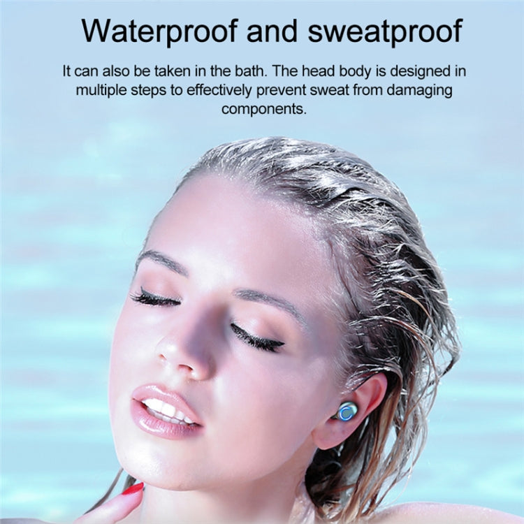 F9-9 TWS CVC8.0 Noise Cancelling Bluetooth Earphone with Charging Box, Support Touch Lighting Eff...