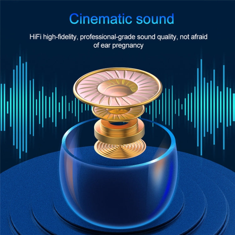 F9-9 TWS CVC8.0 Noise Cancelling Bluetooth Earphone with Charging Box, Support Touch Lighting Eff...
