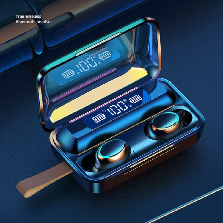 F9-5C Jerry Solution Touch Bluetooth Earphone with Magnetic Charging Box, Support Three-screen LE...