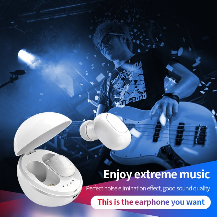 A10 TWS Space Capsule Shape Wireless Bluetooth Earphone with Magnetic Charging Box & Lanyard, Sup...