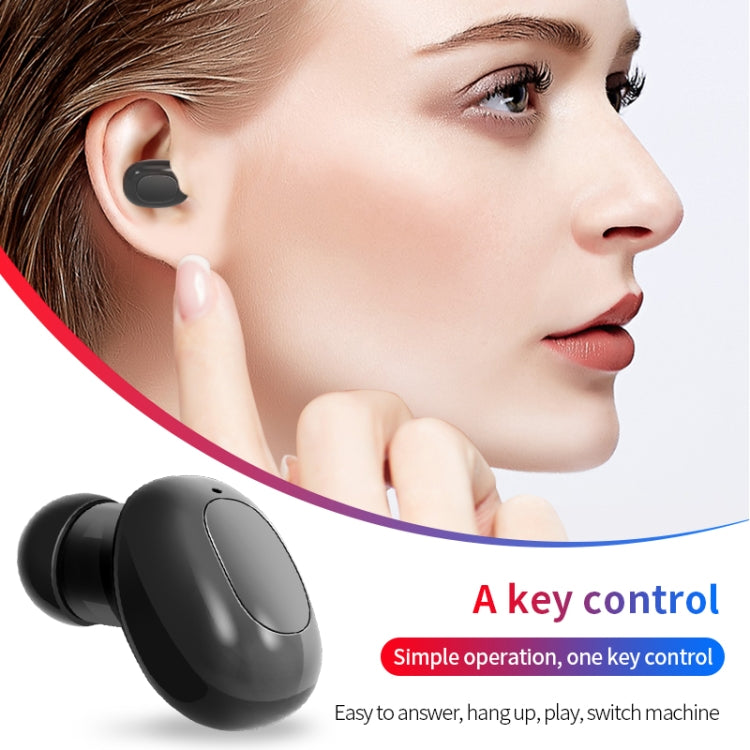 A10 TWS Space Capsule Shape Wireless Bluetooth Earphone with Magnetic Charging Box & Lanyard, Sup...