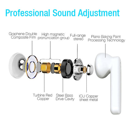 X26 TWS  Bluetooth 5.0 Wireless Touch Bluetooth Earphone with Magnetic Attraction Charging Box, S...