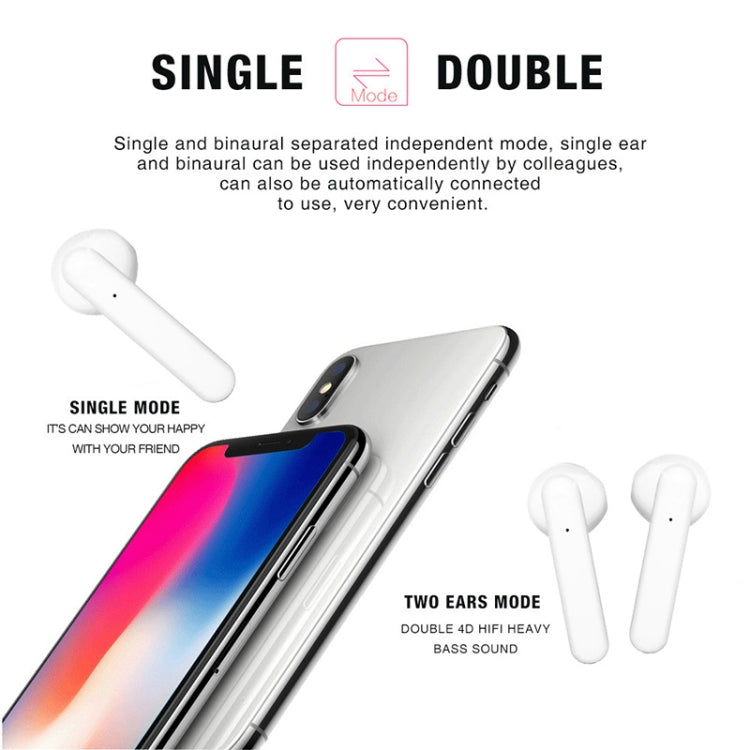 X26 TWS  Bluetooth 5.0 Wireless Touch Bluetooth Earphone with Magnetic Attraction Charging Box, S...