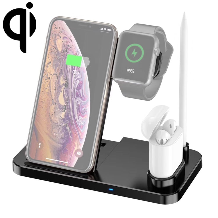 W30 QI Vertical Wireless Charger for Mobile Phones & Apple Watches & AirPods & Apple Pencil, with...