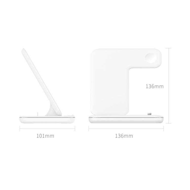 Z5 QI Vertical Magnetic Wireless Charger for Mobile Phones & Apple Watches & AirPods / Xiaomi Red...