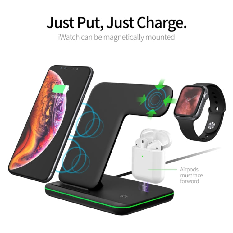 Z5 QI Vertical Magnetic Wireless Charger for Mobile Phones & Apple Watches & AirPods / Xiaomi Red...