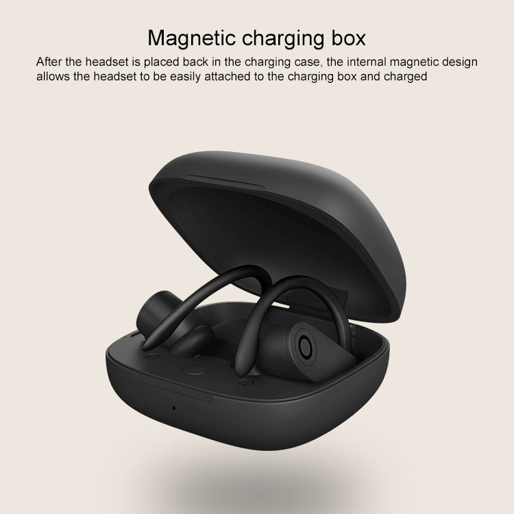 b10 TWS Bluetooth 5.0 Hanging Ear Wireless Bluetooth Sports Earphone with Magnetic Charging Box, ...