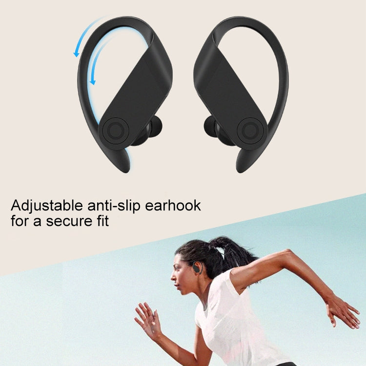 b10 TWS Bluetooth 5.0 Hanging Ear Wireless Bluetooth Sports Earphone with Magnetic Charging Box, ...