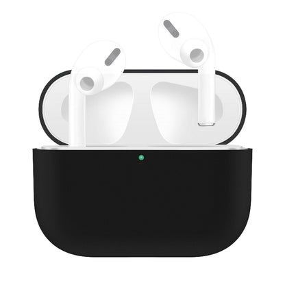 For AirPods Pro Solid Color Silicone Earphone Protective Case, Green, Grey, Watermelon Red�������...