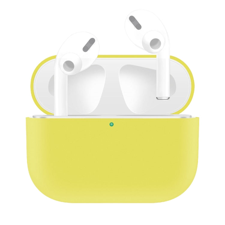 For AirPods Pro Solid Color Silicone Earphone Protective Case, Green, Grey, Watermelon Red�������...