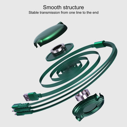WK WDC-124 8 Pin + Type-C + Micro USB Charging Data Cable