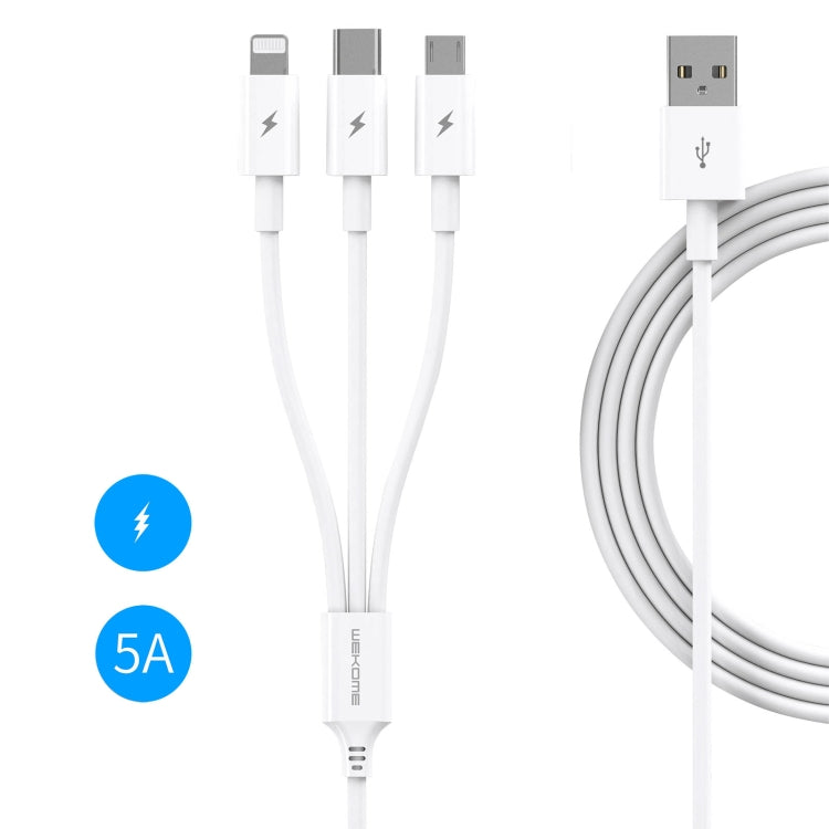 WK WDC-111 3 In 1 Super-fast Charging Cable