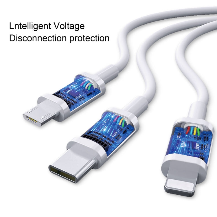 WK WDC-111 3 In 1 Super-fast Charging Cable