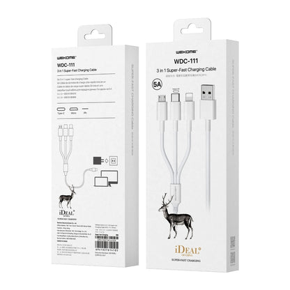 WK WDC-111 3 In 1 Super-fast Charging Cable
