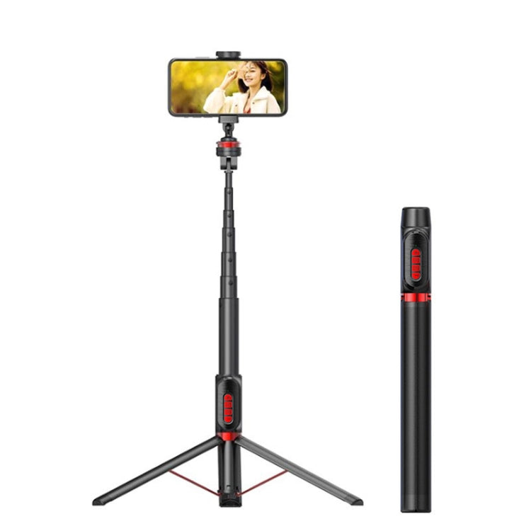 Aluminum Alloy Mobile Phone Bluetooth Selfie Stick Live Floor Tripod Bracket, Height: 1.5m�������...