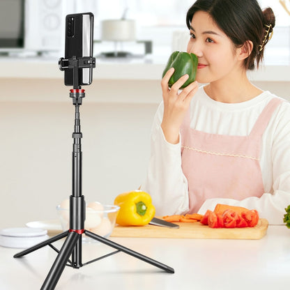 Aluminum Alloy Mobile Phone Bluetooth Selfie Stick Live Floor Tripod Bracket, Height: 1.5m�������...