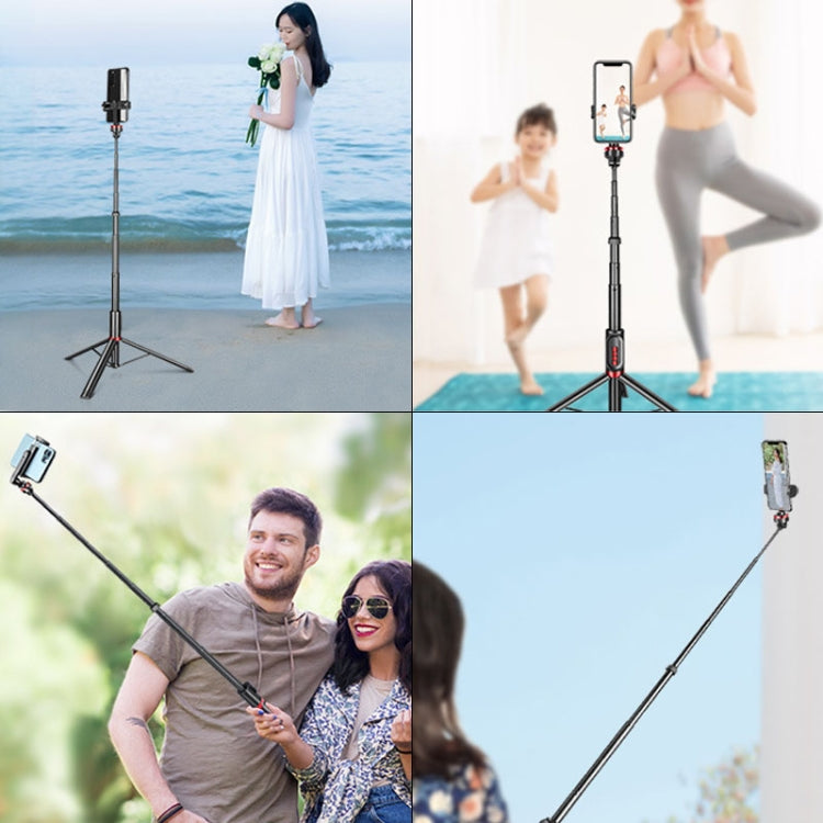 Aluminum Alloy Mobile Phone Bluetooth Selfie Stick Live Floor Tripod Bracket, Height: 1.5m�������...