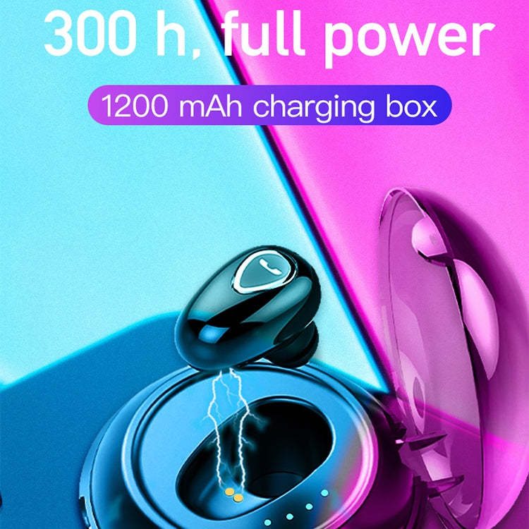 YX01 Sweatproof Bluetooth 4.1 Wireless Bluetooth Earphone with Charging Box, Support Memory Conne...