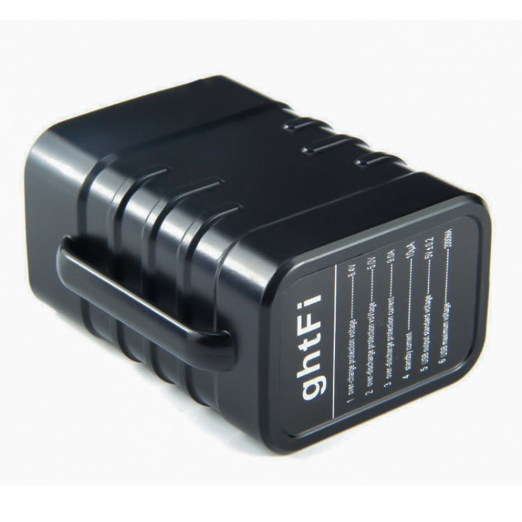 6 Sections 18650 Battery Multi-function Mobile Power Box with 8.4v Round Head & 5v USB Dual Volta...