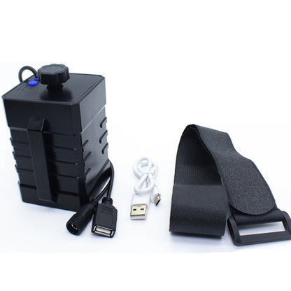 3 Sections 18650/26650 IPX7 Waterproof Battery Box with 12v Round Head & 5v USB Connector Output ...