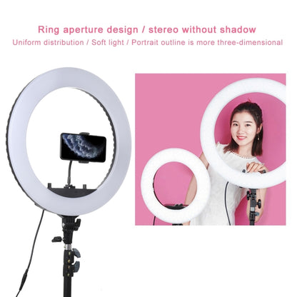 18 inch 55W Two-speed Dimmable Anchor Photography Self-timer LED Ring Fill-in Light with Tripod��...