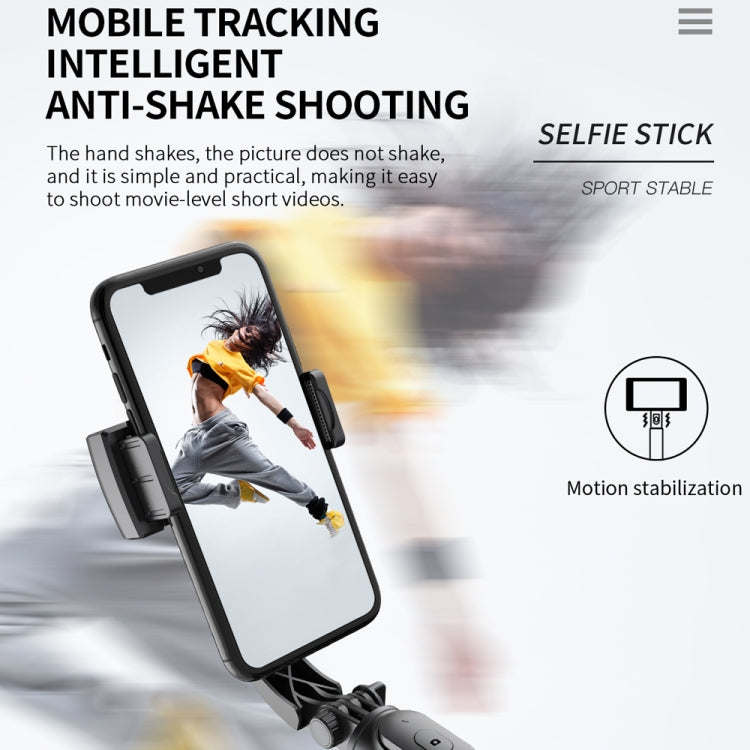 Q08 Gimbal Stabilizer Bluetooth Remote Control Tripod Selfie Stick, Q08 (Black), Q08 (White)