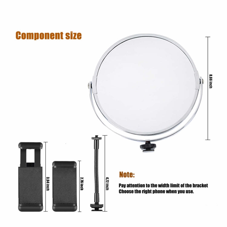 MANTOO RL-18 II 100-240V 55W 18 inch Two-color Dimmable Ring Fill Light with Tripod, 18 inch