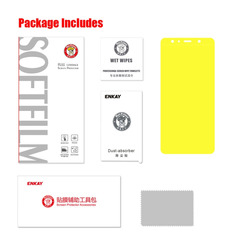 ENKAY Hat-Prince 0.1mm 3D Full Screen Protector Explosion-proof Hydrogel Film for Samsung Galaxy ...