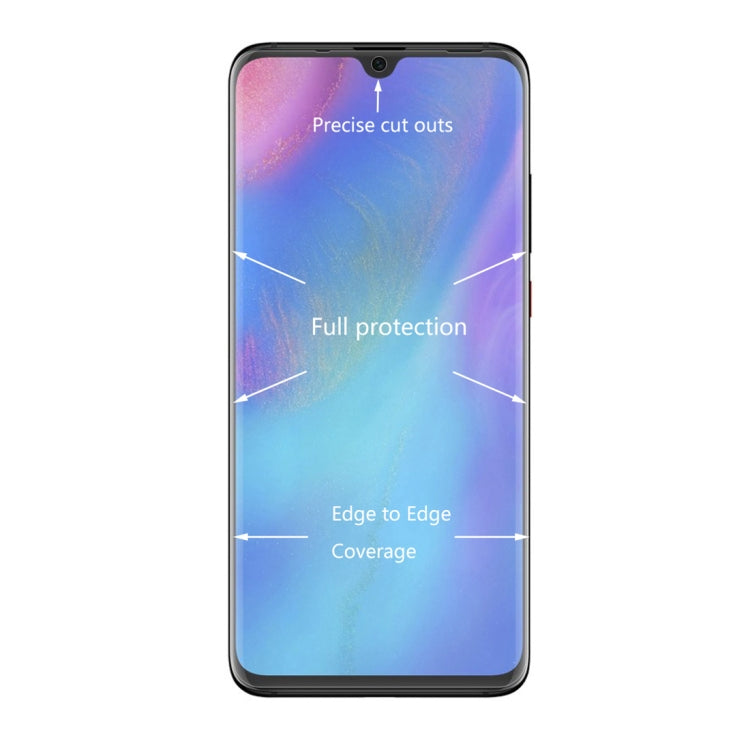ENKAY Hat-prince 3D Full Screen PET Curved Hot Bending HD Screen Protector Film for Huawei P30 Pr...