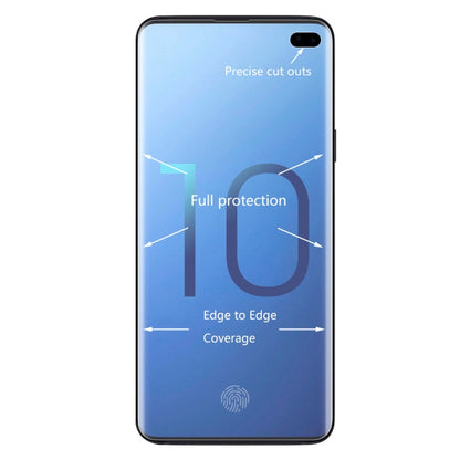 ENKAY Hat-prince 3D Full Screen PET Curved Hot Bending HD Screen Protector Film for Galaxy S10+��...