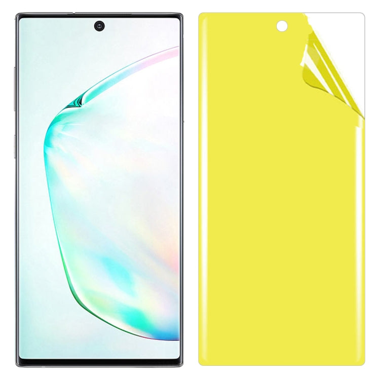For Galaxy Note 10 Soft TPU Full Coverage Front Screen Protector, For Galaxy Note 10(1 PC)