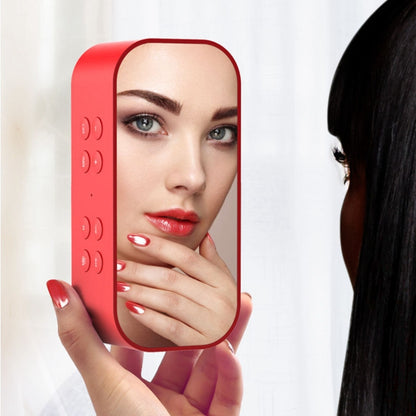 AEC BT501 Bluetooth 5.0 Mini Speaker with LED & Alarm Clock & Clock & Mirror, Support 32G TF Card...