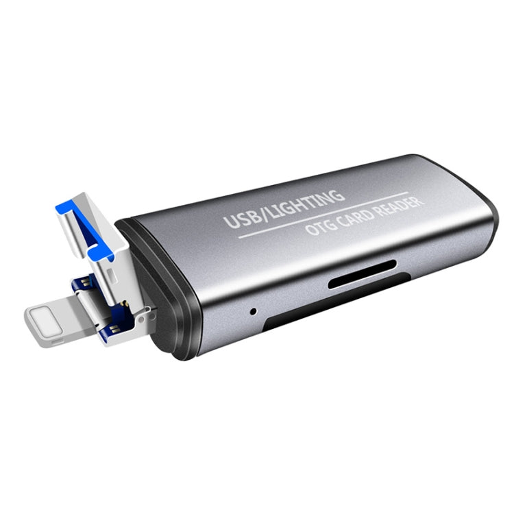 USB Flash Disk / Memory Card Dual Card Slot OTG Card Reader