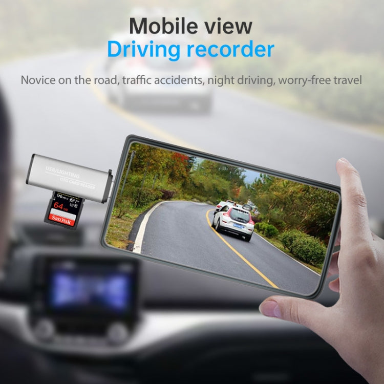 USB Flash Disk / Memory Card Dual Card Slot OTG Card Reader