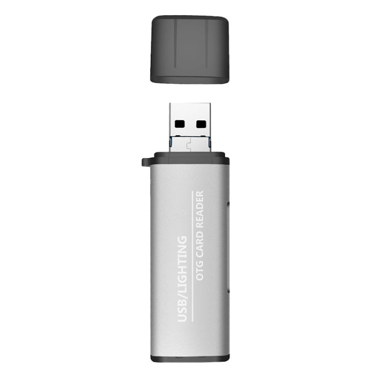 USB Flash Disk / Memory Card Dual Card Slot OTG Card Reader