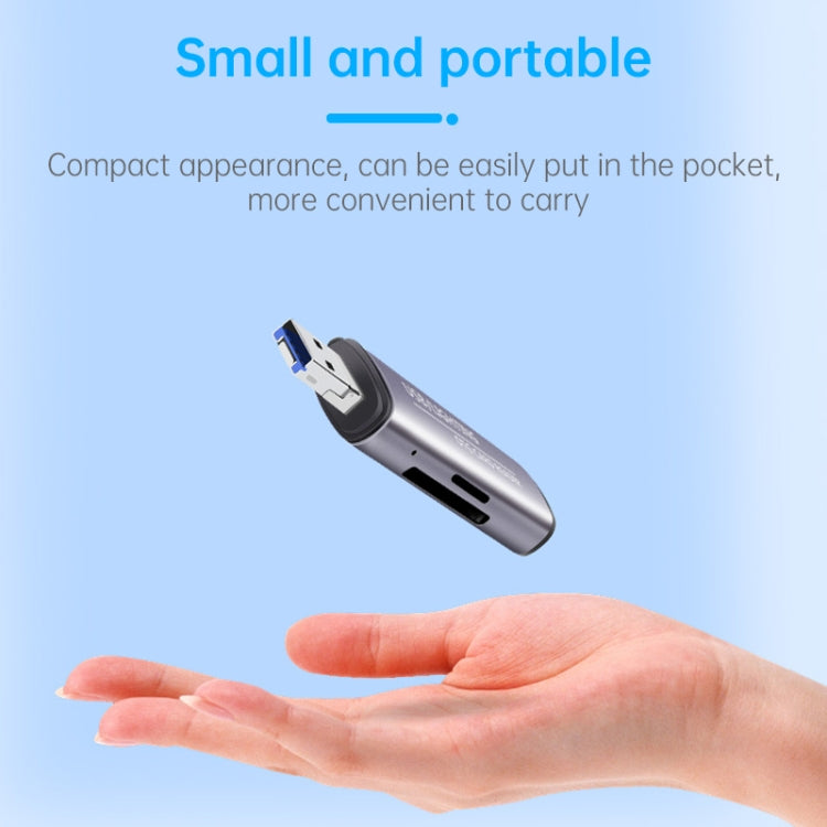 USB Flash Disk / Memory Card Dual Card Slot OTG Card Reader