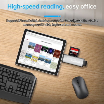 USB Flash Disk / Memory Card Dual Card Slot OTG Card Reader