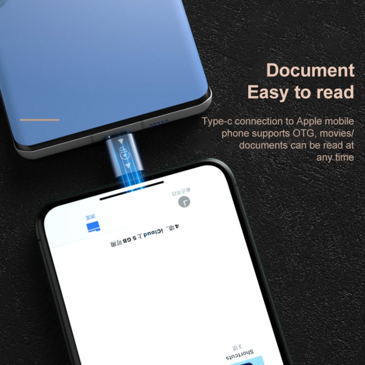 USB-C / Type-C Male to 8 Pin Male Charging + Data Transmission + OTG Adapter���������������������...