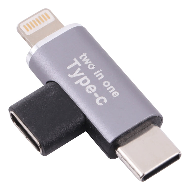 USB-C / Type-C Female to 8 Pin Male + USB-C / Type-C Male Converter������������������������������...