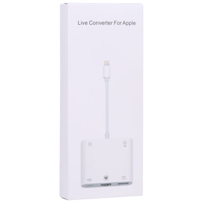 S-330 5 in 1 8 Pin Male to 8 Pin / USB3.0 / RJ45 / 3.5mm Female Adapter, S-330