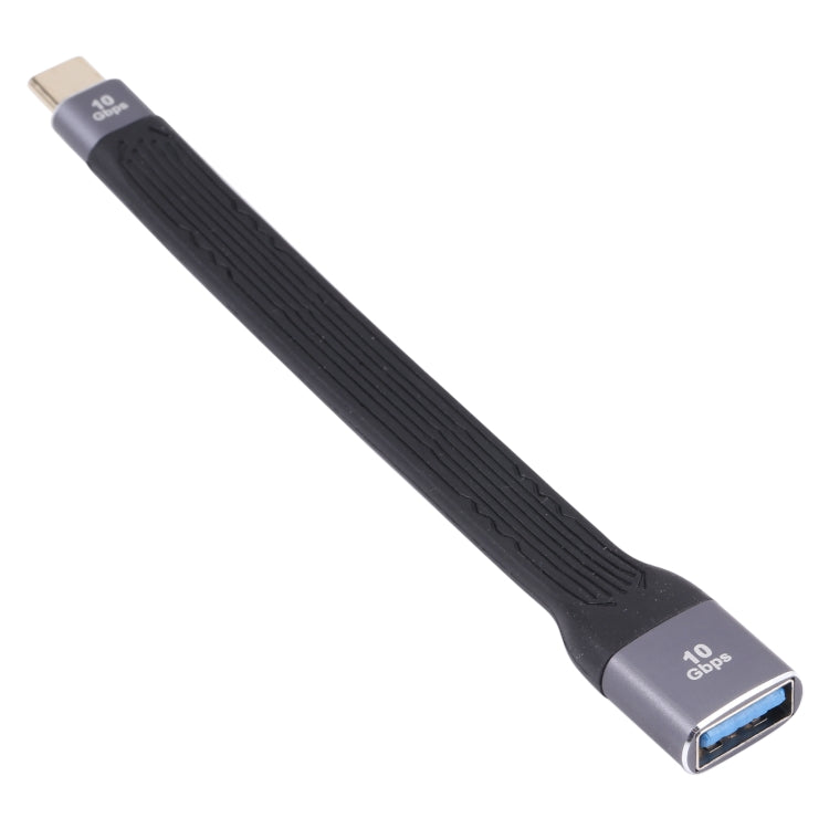 10Gbps USB-C / Type-C Male to USB 3.0 Female Soft Flat Data Transmission Fast Charging Cable�����...