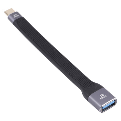 10Gbps USB-C / Type-C Male to USB 3.0 Female Soft Flat Data Transmission Fast Charging Cable�����...