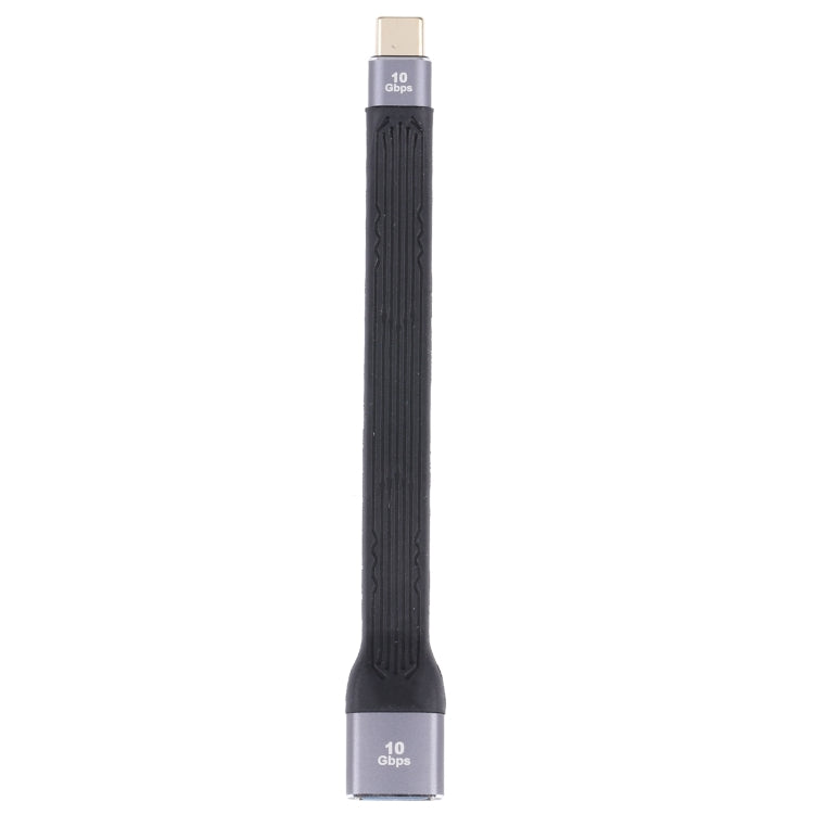 10Gbps USB-C / Type-C Male to USB 3.0 Female Soft Flat Data Transmission Fast Charging Cable�����...