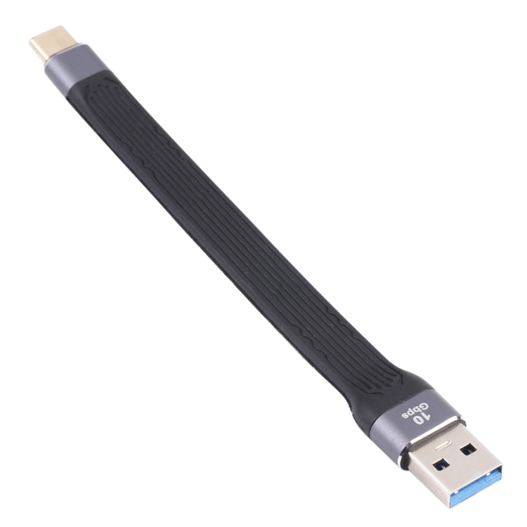 10Gbps USB-C / Type-C Male to USB Male Soft Flat Data Transmission Fast Charging Cable�����������...