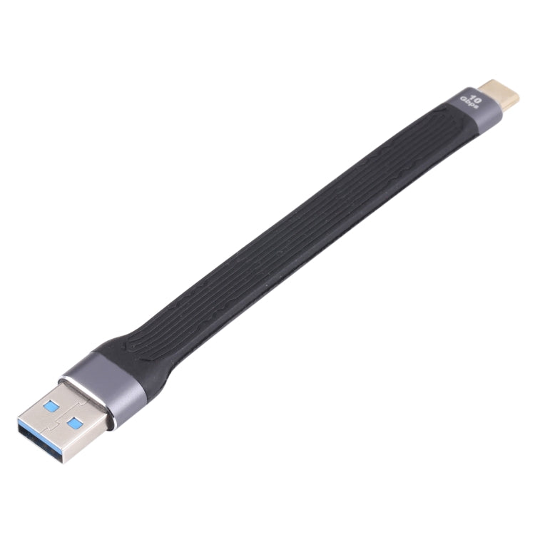 10Gbps USB-C / Type-C Male to USB Male Soft Flat Data Transmission Fast Charging Cable�����������...