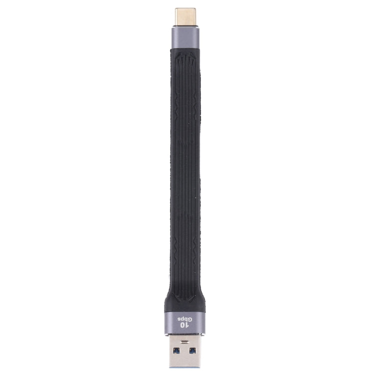 10Gbps USB-C / Type-C Male to USB Male Soft Flat Data Transmission Fast Charging Cable�����������...