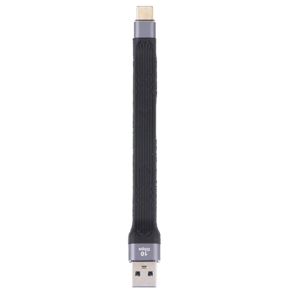 10Gbps USB-C / Type-C Male to USB Male Soft Flat Data Transmission Fast Charging Cable�����������...