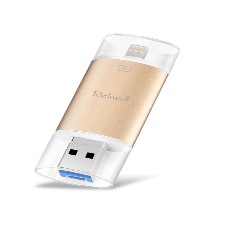 Richwell 3 in 1 128G Type-C + 8 Pin + USB 3.0 Flash Disk